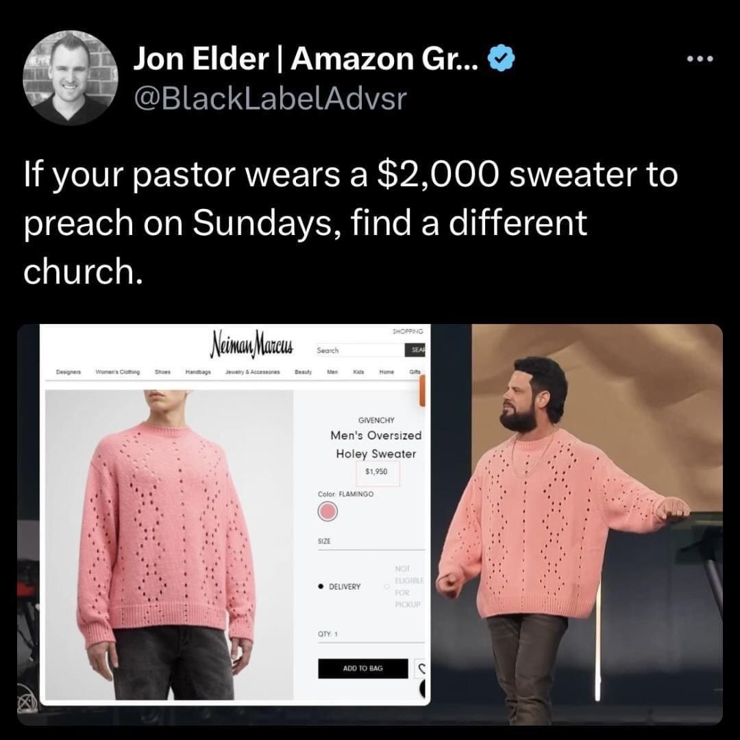 We need to abolish the church tax loophole, this is outrageous.