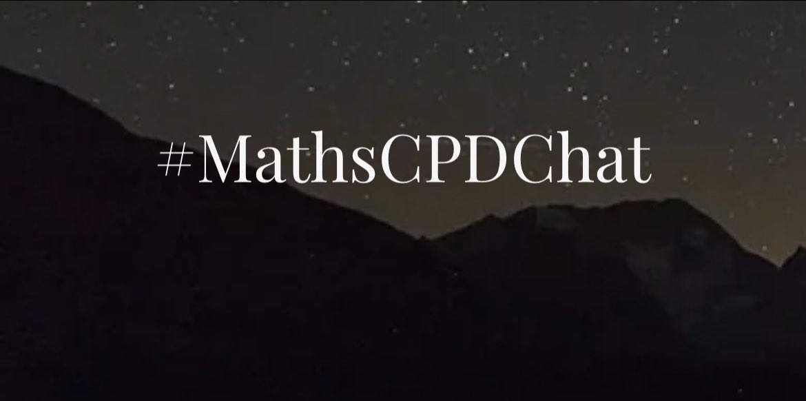 Join us (@mathscpdchat) on Wednesday 8pm for #MathsCPDChat with @DrHelenDrury. 

The topic: 

“Effective CPD - What has the most impact on teaching / Learning?” 

Wednesday 17/04/2024 
8pm - 9pm
