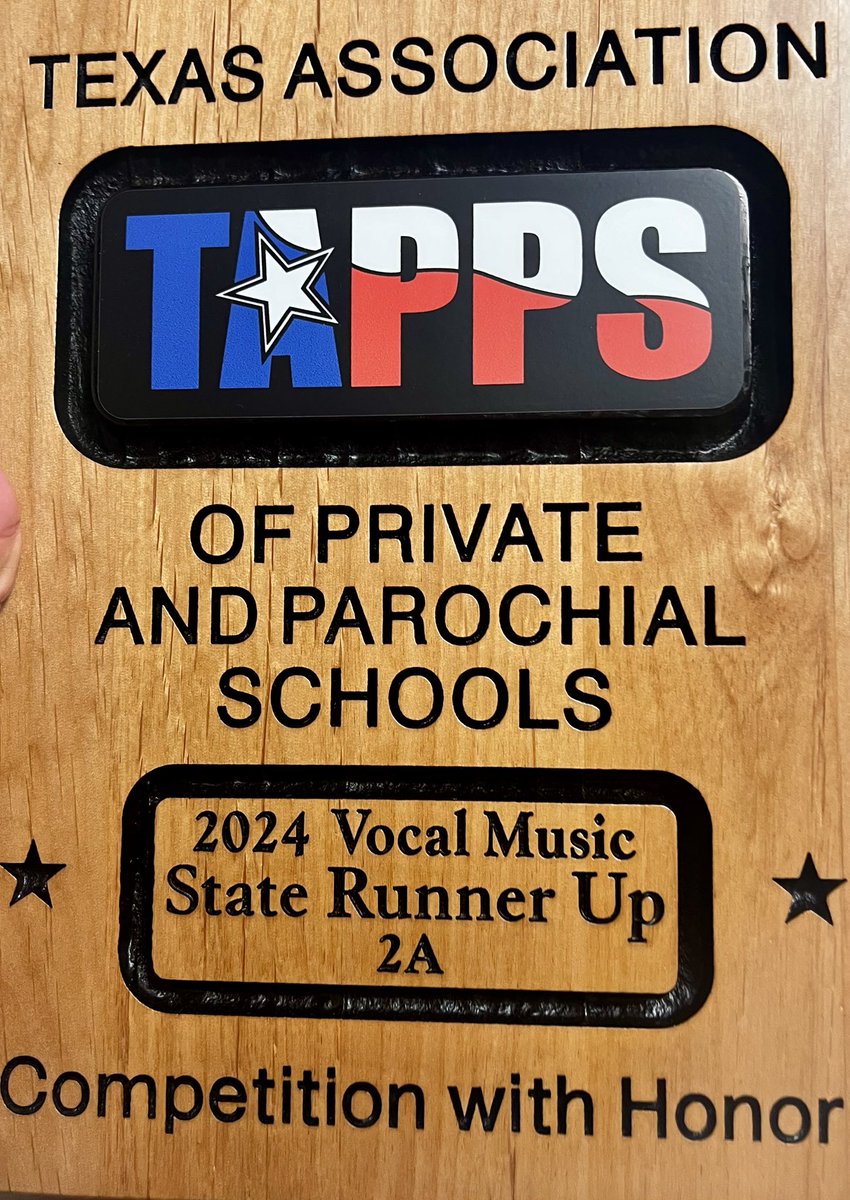 TexasCCS's tweet image. Congratulations to the CCS High School Choir for earning Runner Up at the TAPPS 2A Vocal Music competition yesterday in Waco! 🏆 They earned high marks in every category! #TAPPS #CCSFineArts