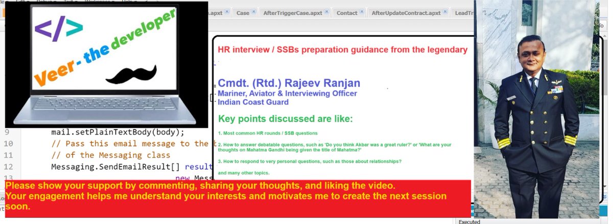 Watch an exclusive session with #Retired #Commandant Rajiv Ranjan Sir, where he shares #invaluable insights and #expert guidance on mastering #HR #interviews and #SSB preparation!

youtu.be/MOQtIVIN3HI

#HRInterviews #SSBPreparation #InterviewSkills #CareerDevelopment