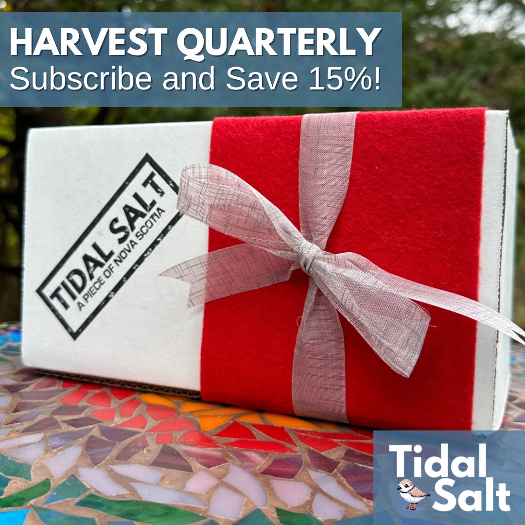 We’re thrilled to announce the summer offering of the Highland Harvest Subscription Box! Get a splash of Tidal Salt directly from the rugged coastlines of Antigonish to your kitchens! tidalsalt.ca/product/highla… #TidalSalt #NovaScotia #SeaSalt