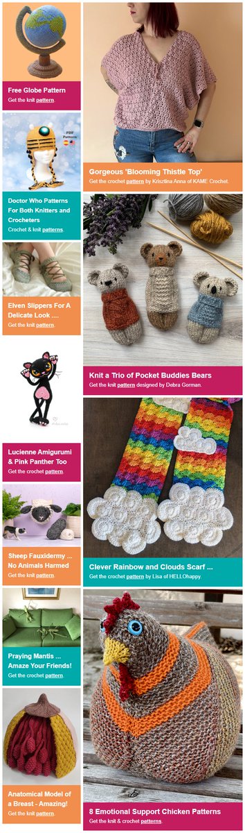 The latest @KnitHacker newsletter is out, 'Stitches & Giggles: Playful Patterns to Brighten Your Day ✨☀'  

Read it, share it, love it: 👉 bit.ly/3PYupi0

 #KnitHacker #newsletter #knitting #crochet #handmade #knitter #diy #knittingtwitter