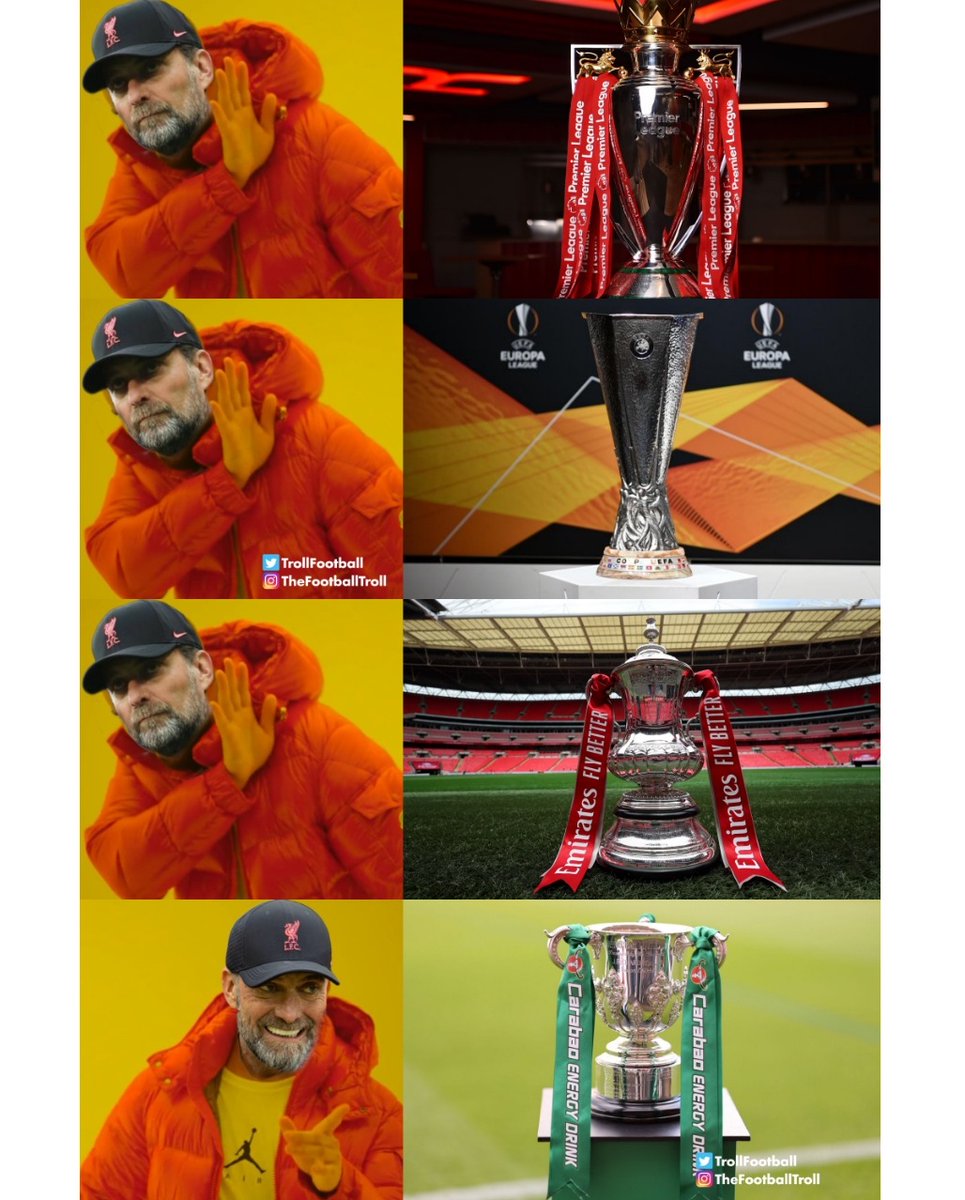 Klopp will end his Liverpool tenure with an Energy Drink Cup