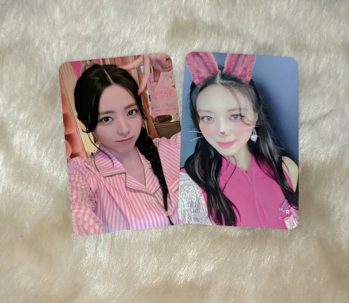 #_wannasells
wts lfb itzy yuna pc 있지 유나

• Yuna Pink set
- 850 set (820 PAYO) 

✓ 50% dp, balance April 30, 2024
✓ onhand, x sensi
 
# wts lfb itzy yuna sg season's greetings 2024 bff md benefit pajama cat ears bunny cil loco sw wm wd snow filter poca photocard pc