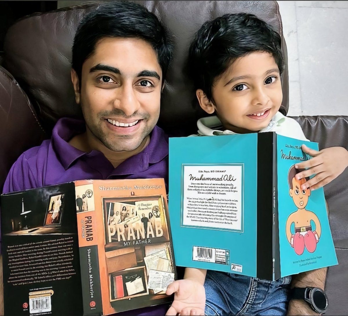 ChackoSimon's tweet photo. ‘Pranab My Father: A Daughter Remembers’ by @Sharmistha_GK turned out to be a very interesting read. Such a fulfilling experience to do nothing but read a good book the whole day (and that too, with my son reading his books beside me). #PranabMyFather https://t.co/IREenuwMlL