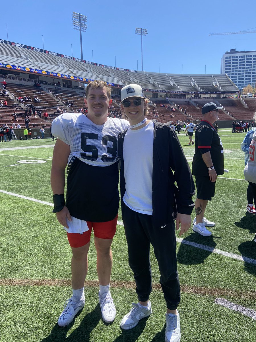 Nate Riegle (@nate_riegle) on Twitter photo Thanks <a href="/GoBearcatsFB/">Cincinnati Football</a> for having me down to the Spring game yesterday! Pretty cool meeting some UC Legends @trentcole <a href="/peekintensity/">Antwan Peek</a>
<a href="/CortBraswell/">Coach Cort Braswell</a> <a href="/OLBeastCoach03/">Nate Fuqua</a> <a href="/TysonVeidt/">Tyson Veidt</a> <a href="/coach_stepp/">Coach Stepp</a> <a href="/NikoPalazeti/">Niko Palazeti</a> <a href="/CoachSattUC/">Coach Satterfield</a> Thanks <a href="/GoBearcatsFB/">Cincinnati Football</a> for having me down to the Spring game yesterday! Pretty cool meeting some UC Legends @trentcole <a href="/peekintensity/">Antwan Peek</a>
<a href="/CortBraswell/">Coach Cort Braswell</a> <a href="/OLBeastCoach03/">Nate Fuqua</a> <a href="/TysonVeidt/">Tyson Veidt</a> <a href="/coach_stepp/">Coach Stepp</a> <a href="/NikoPalazeti/">Niko Palazeti</a> <a href="/CoachSattUC/">Coach Satterfield</a>