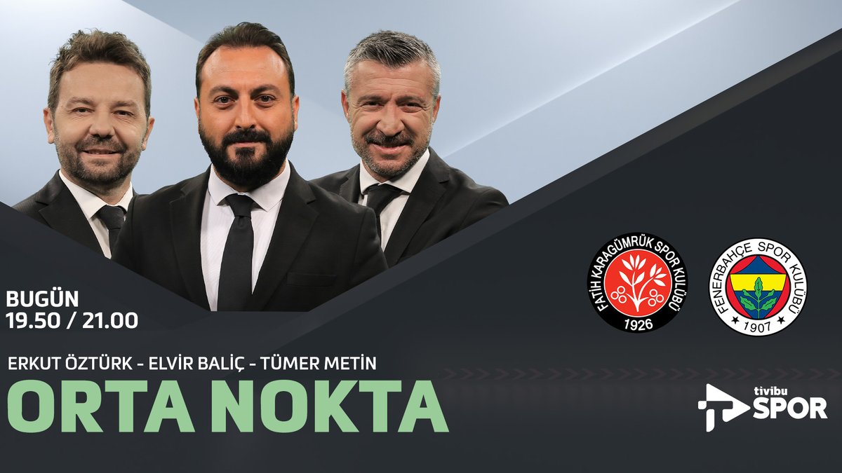 Trendyol Süper Lig'de oynanacak Fatih Karagümrük - Fenerbahçe mücadelesini devre arası ve sonrasında @ErkutOzturk, @elvir_baljic ve @TumerMetin11; Orta Nokta'da değerlendiriyor. 🔔youtube.com/live/kvZfUQmdI…