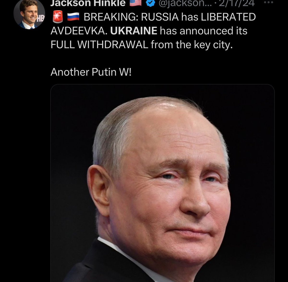 geogvma's tweet photo. You know what, @nytimes, fuck you. All you had to do was go to Hinkle’s profile and search for “Ukraine” to unearth this shit. And you profiled him anyways. 

You’re promoting a literal war crimes denier. You’re complicit. https://t.co/67XpUXxcCg