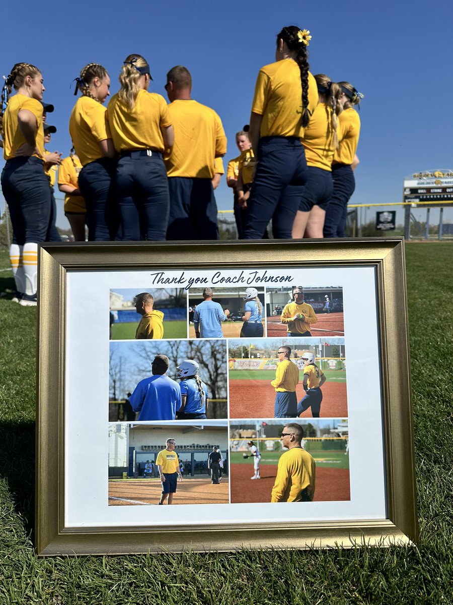 RVC_Softball's tweet photo. Between today’s games we will be honoring Coach DJ for his continuous support to RVC Softball and Athletics. As this will be his final season with RVC before he moves to Arizona with his family. #ForeverAnEagle 💛🦅 https://t.co/PRFQEsbhc0