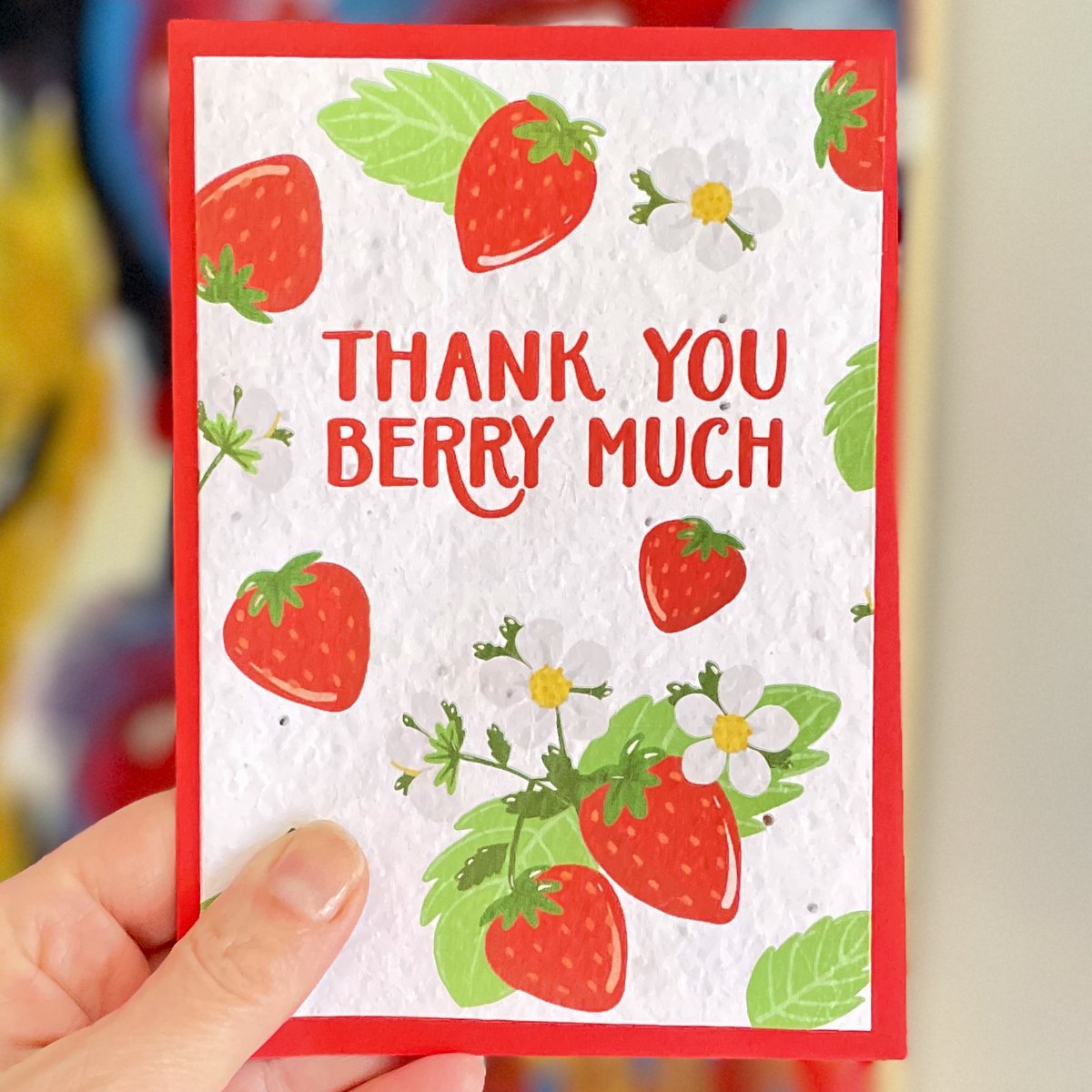 LyndsayMoon's tweet photo. 🌸 Hello @TheoPaphitis 🌸 I’m Lyndsay Moon. I've created a range of blooming lovely🌱plantable🌱 greetings cards 🌸 Each card has seeds embedded in it and grows a variety of wildflowers when planted 🌸 Prolonging the joy and saving on landfill - yay!🌸 #sbs https://t.co/U1JETETUMk