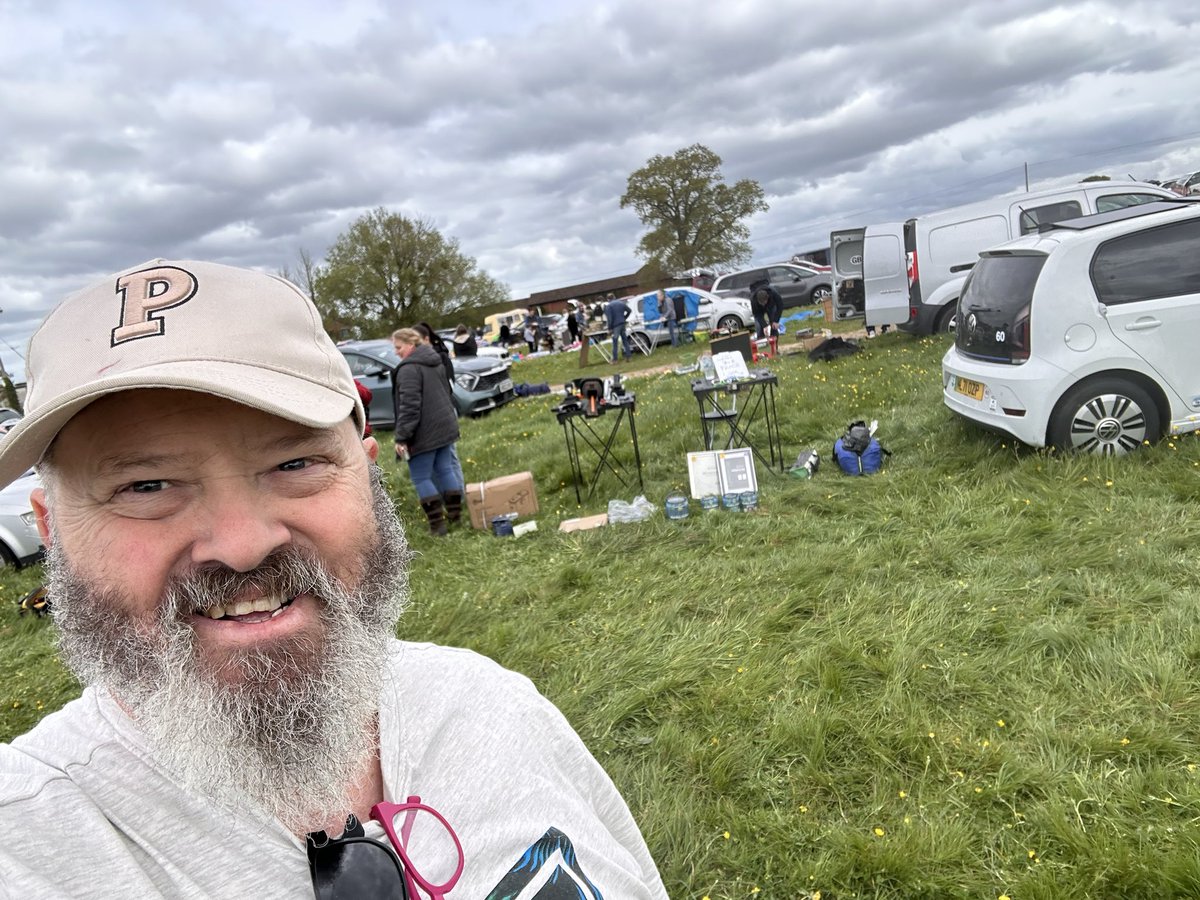PeoplesTariff's tweet photo. Did my first #carbootsale today - gave myself a target of £100 & smashed it & did £225 :) my target by 1/6/24 is £3k for my 6k mile trip around Europe calling it #EV6000 starting a new channel called ‘the green strip Show’ so you can follow my journey on all media #greenstripshow https://t.co/cZWCtuVlmC