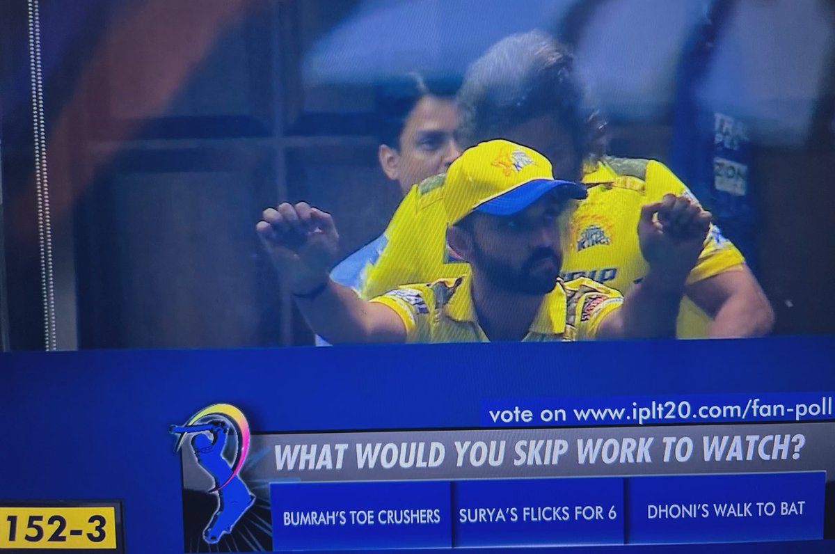 Rahane getting punished by Mahi for getting out early #MIvsCSK