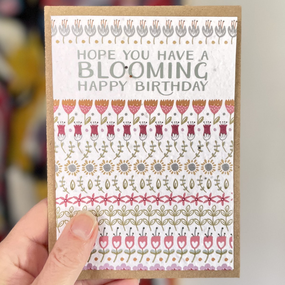 LyndsayMoon's tweet photo. 🌸 Hello @TheoPaphitis 🌸 I’m Lyndsay Moon. I've created a range of blooming lovely🌱plantable🌱 greetings cards 🌸 Each card has seeds embedded in it and grows a variety of wildflowers when planted 🌸 Prolonging the joy and saving on landfill - yay!🌸 #sbs https://t.co/U1JETETUMk