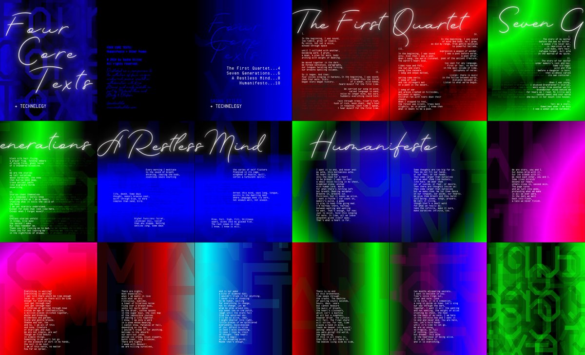 artxcode_io's tweet photo. Stiles’ #FOURCORETEXTS is a celebration of human-machine creativity – an important and timely reminder that when AI is trained with the right materials, it does not threaten, but enrich our existence. https://t.co/6dIXnBfR3Y