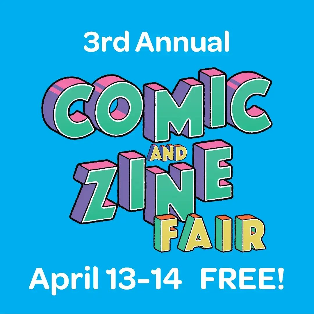 The @youraga Comic and Zine Fair is on again today (Sun)! If you're in DT #yeg stop in, it's a free show! #yegweekend 

#dtyeg #yegevents #youraga #yegcomics #yegindie