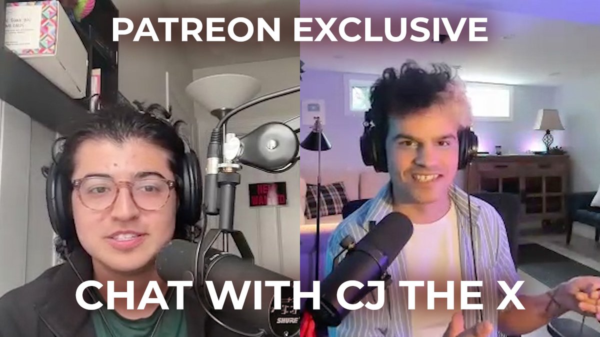 Super fun convo with CJ the X, available now on my Patreon. Here we discuss art, philosophy, and social media. We occupy two different corners of philosophy and it was fun to see both of them applied to a similar problem. Access it for only two $2!!!