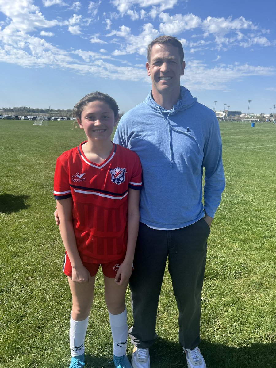 Sadie 2012 and Windy City Pride with the WIN ⚽️🥅 Beautiful day in Rockford IL