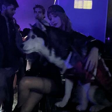 🚨| Taylor Swift stuns with dog at #Coachella2024