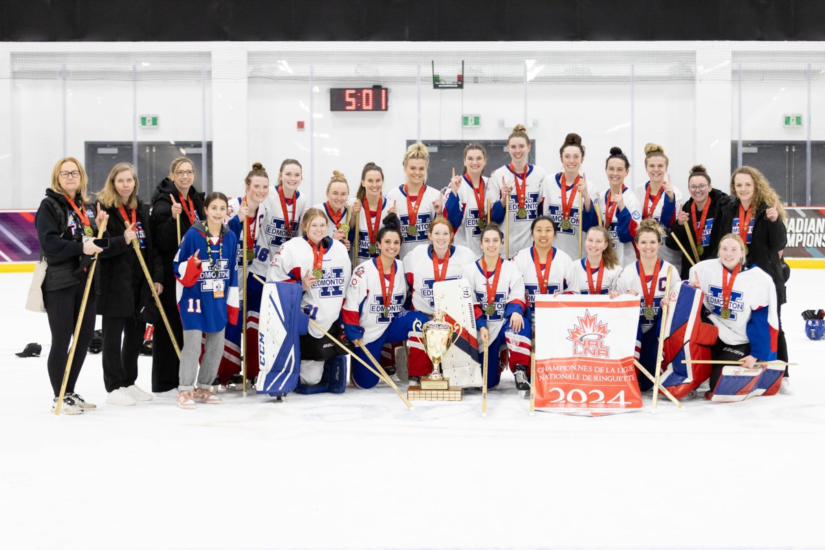 ringettecanada's tweet photo. Congratulations to all our champions.  🏆
U16- Cyclones de Québec
U19- Team Alberta
NRL- Edmonton WAM!

To all the participants, you showed exceptional talent day in and out, and we hope you made some wonderful memories in Dieppe 💙 https://t.co/SWPdHVOJlq