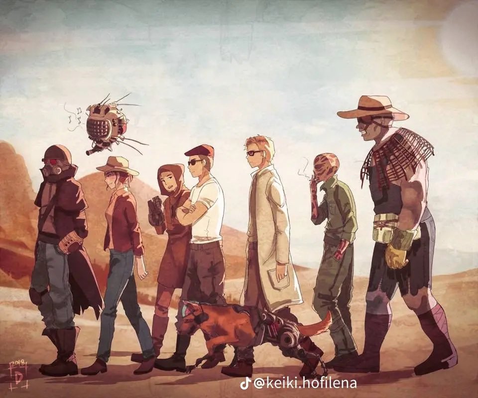 anarchynerd's tweet photo. @Femalegirl7 The New Vegas companions?? This should be fun :P https://t.co/KwYLfDJ3ih