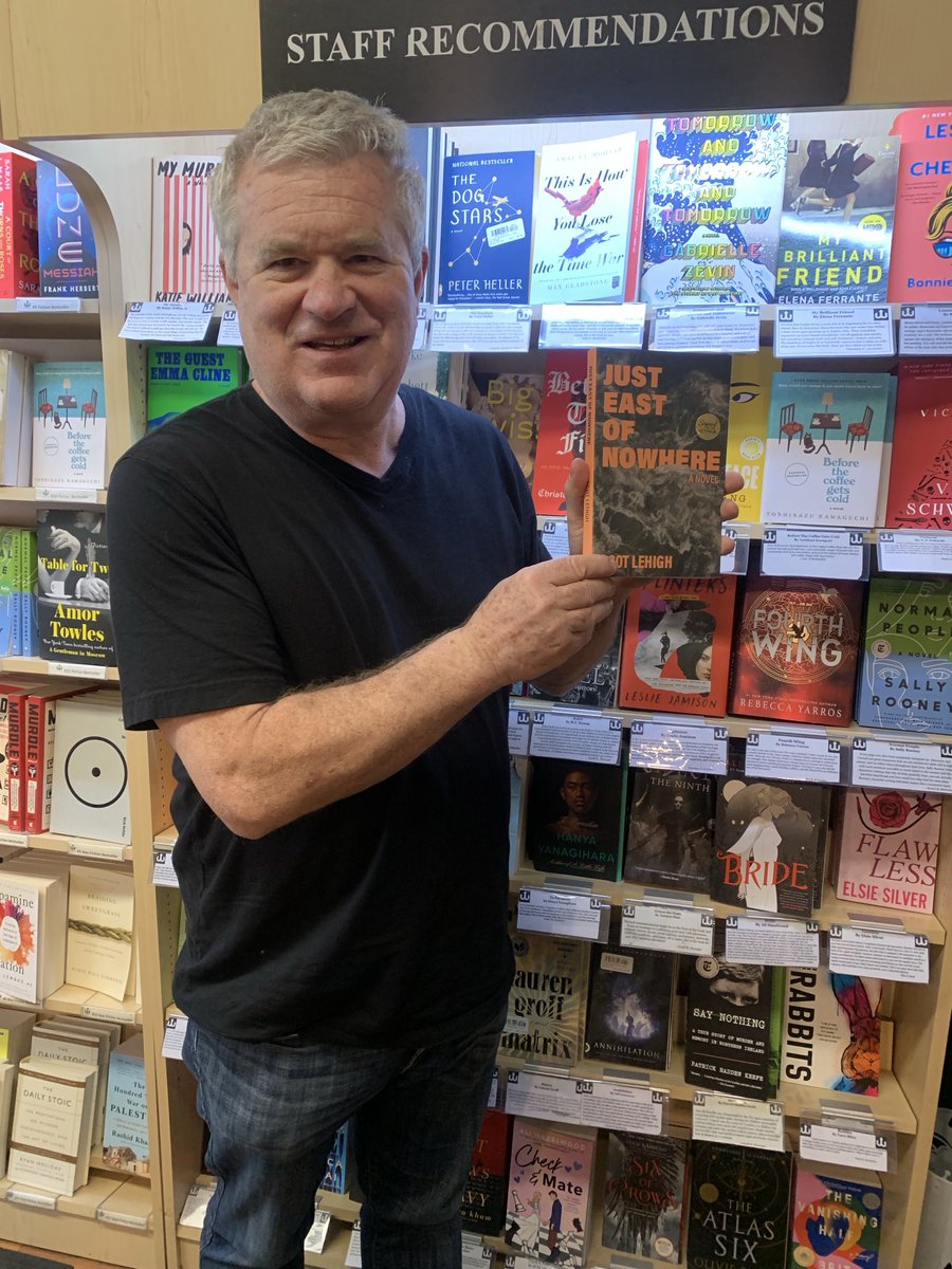 I’m really pleased to have Just East of Nowhere on the shelves at Trident Bookseller & Cafe, where they tell me they have sold 55 copies. #Trident, #Newburystreet #Bostonmarathon