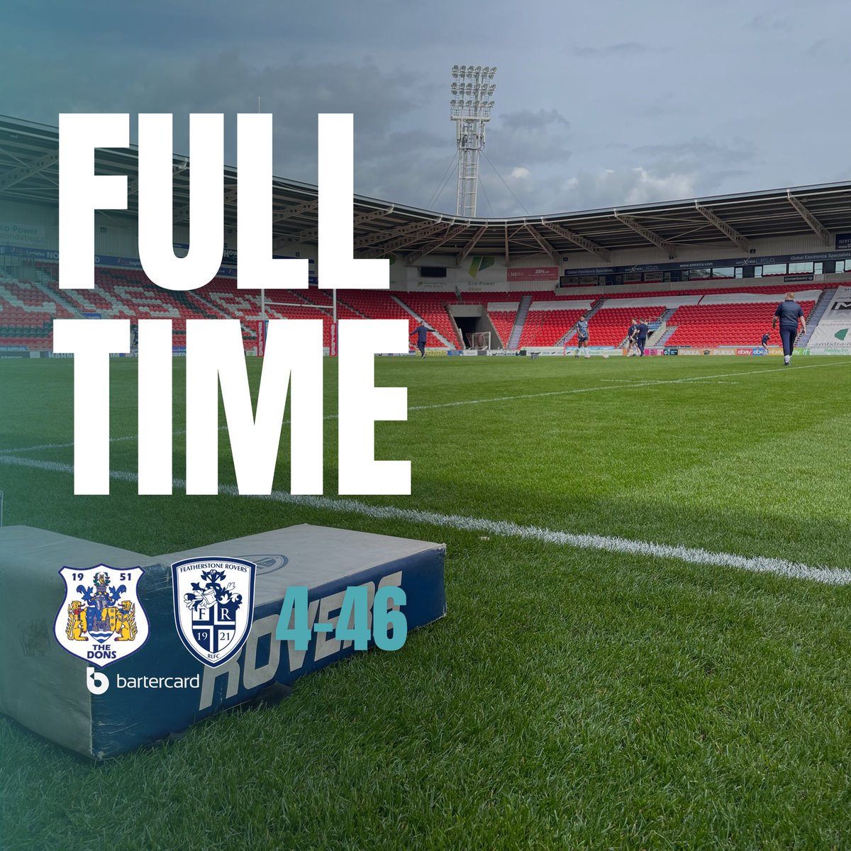 Back to winning ways. 💪

Doncaster 4-46 Featherstone 

#BlueWall