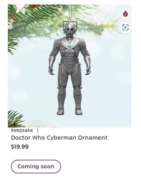 Check out 👀the upcoming 2024 #DoctorWho @Hallmark #KeepsakeOrnaments . . . I look forward to adding these to my 🎄this year, especially the #TwelfthDoctor! 💙💙 #MerryDoctorWhomas #Whovian