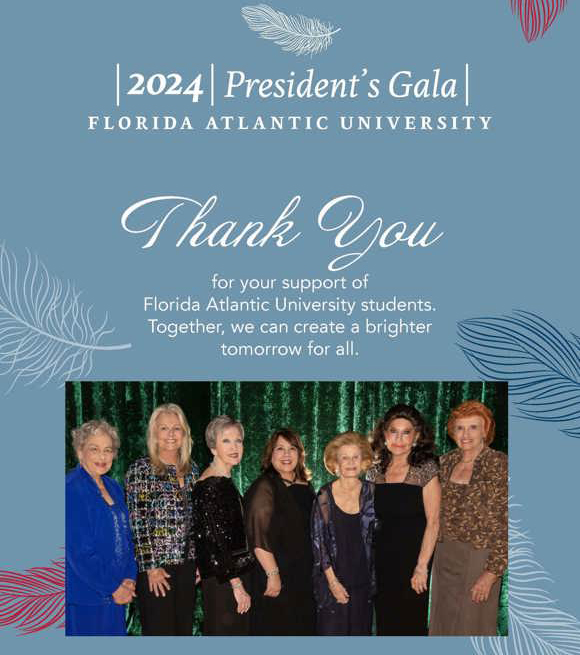 Thank you to everyone who supported the @FloridaAtlantic President’s Gala! We had a great time last night celebrating the university’s achievements over the past year while raising funds for student scholarships. #TranscendTomorrow #FAU