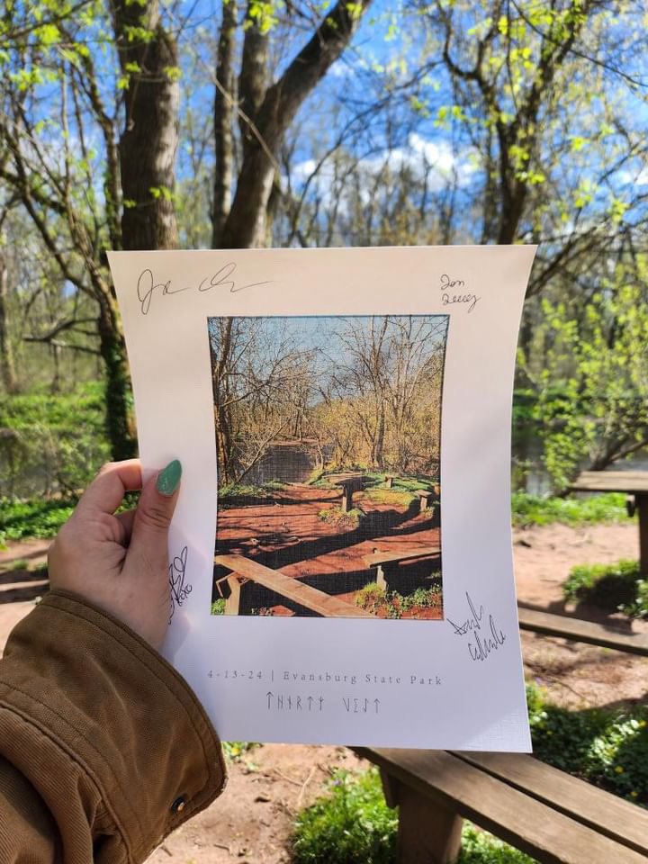 Thirty West 🤝 Parks Having a fun reading Thanks to @SarahEEdmonds @jdalewrites and Maddy for reading, loved ones that accompanied, and curious hikers who stopped for a moment. We hope your day was made as much as ours. Where should we go next?
