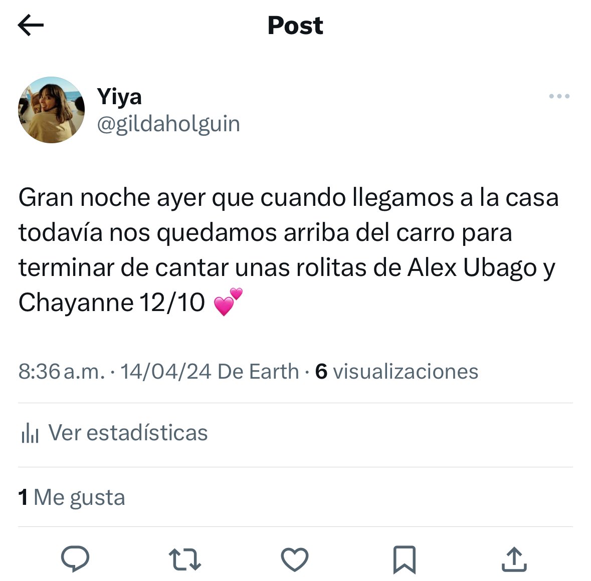 Su tweet / mi tweet  JAJAJA