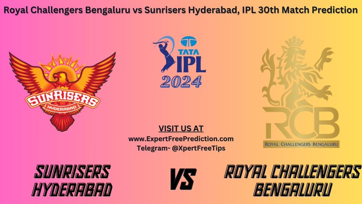 Royal Challengers Bengaluru vs Sunrisers Hyderabad IPL 2024 30th Match Prediction

#RCBvsSRH #SRHvsRCB #BLRvsHYD #HYDvsBLR #IP30thMatch #HyderabadVsBengaluru #IPL2024 #viratkohli #ipl #msdhoni #rohitsharma #cricket #ExpertsFreeTips

Read Here- expertfreeprediction.com/rcb-vs-srh-bet…