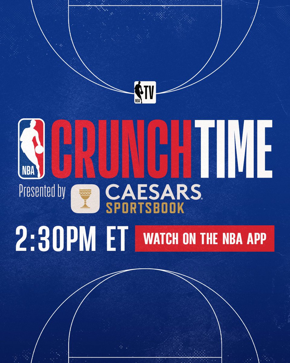 15 out of 20 seeds still undetermined 🍿 ▪️ 3-way tie for top record in the West ▪️ MIL, NYK, & CLE seek No. 2 seed in East ▪️ NOP & PHX battle for No. 6 seed in West Catch whip-around coverage of EVERY GAME on #CrunchTime with @JaredSGreenberg in the NBA APP 📲 @CaesarsSports