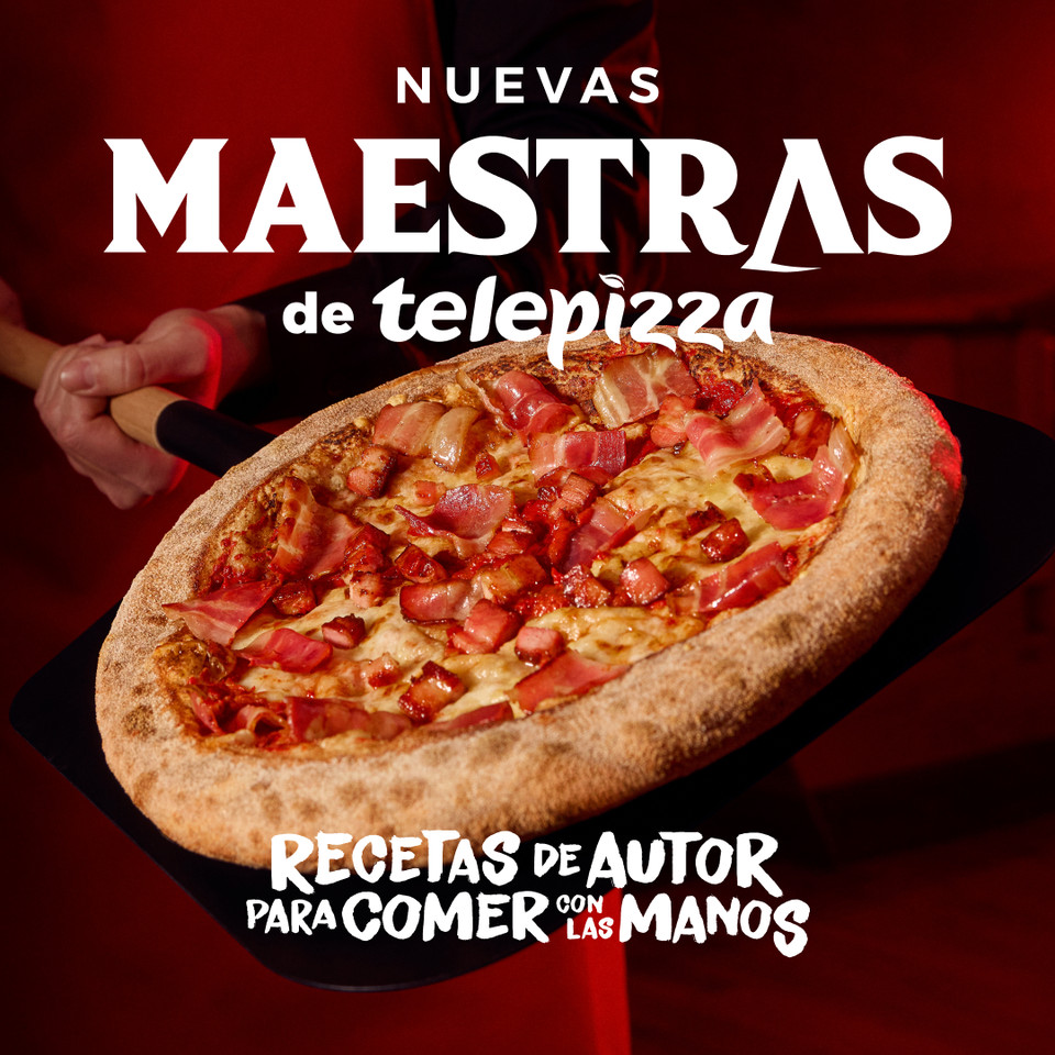 Esta noche atreveté con nuestra telepizza Toledana Maestra.

Para los más carnívoros: Masa con sémola malteada, salsa de tomate, queso provolone, panceta asada y bacon.