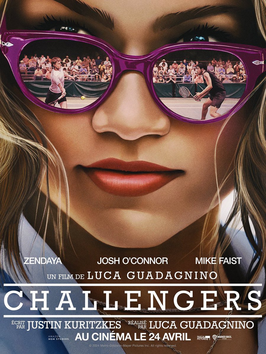 Découvrez en avant-première le film #Challengers avec la fabuleuse #Zendaya, dans le confort de notre #SalleInfinite, le 23 avril à 21h00. 🎾🫦 Infos & réservations : tinyurl.com/4ntf5w6t