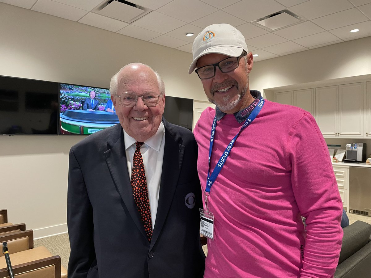 Honoring this legend as he calls his 40th and final Masters tournament today. Love you Uncle Verne. I treasure your friendship and the wise counsel you have shared with me. You will be missed! 💚 #themasters