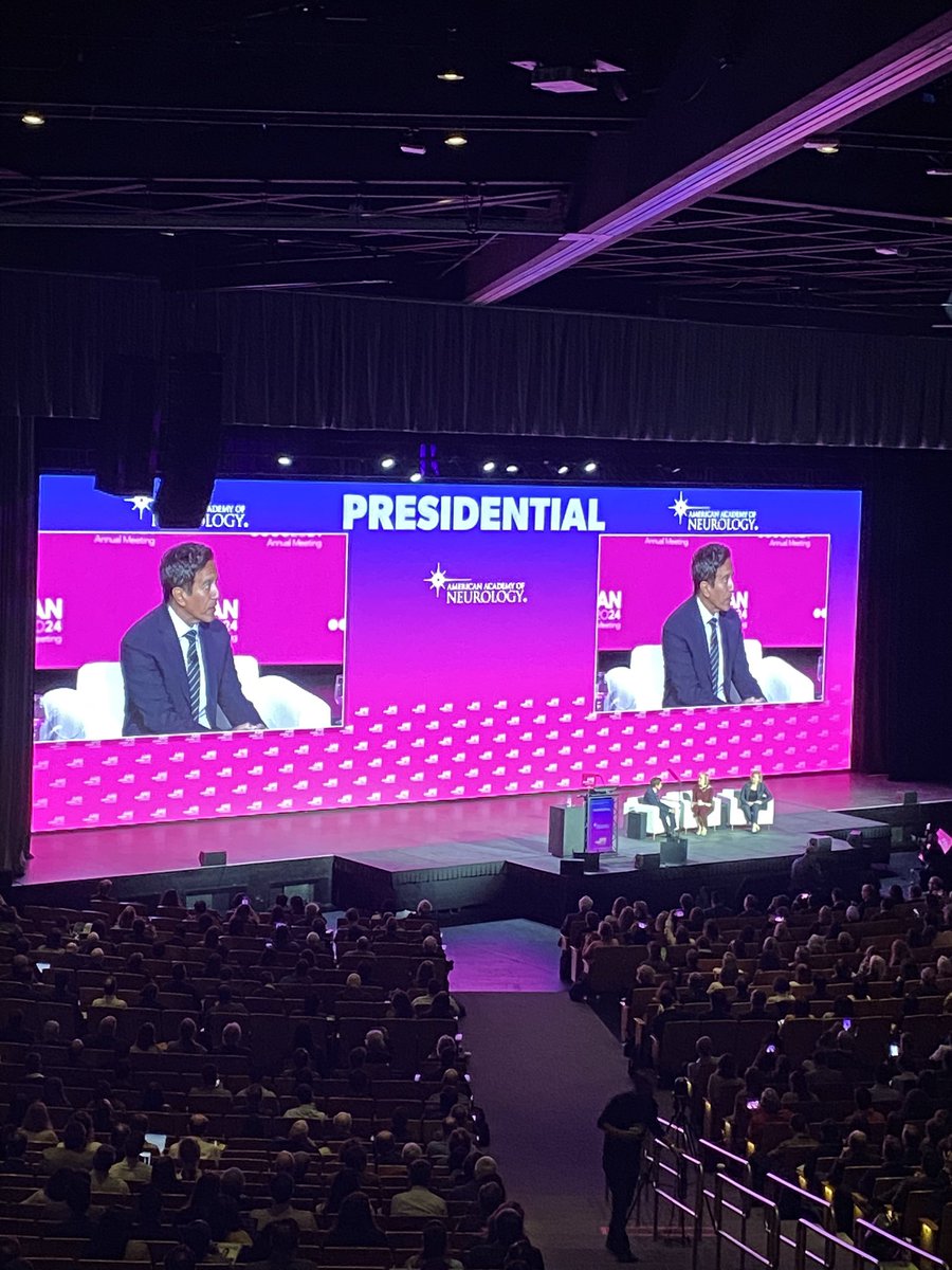 Amazing to have the chance to pick @drsanjaygupta ‘s brain on the future of brain health at the #AANAM 2024 presidential plenary!! @nsanar @CarlayneJackson @AANmember #AANadvocacy