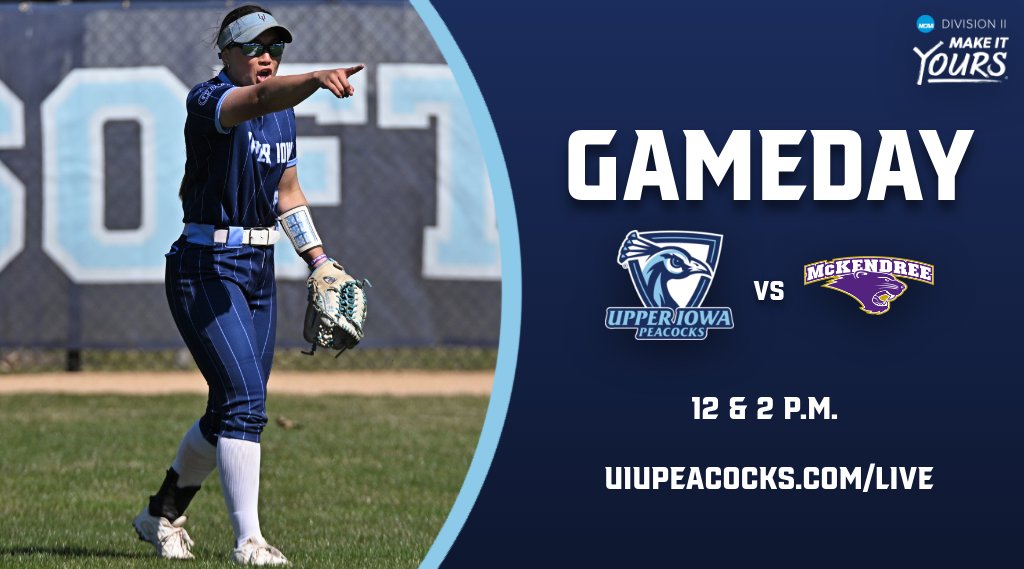 @UIU_Softball wraps up their road trip with a double header against McKendree. Watch live at uiupeacocks.com/live #FeathersUp