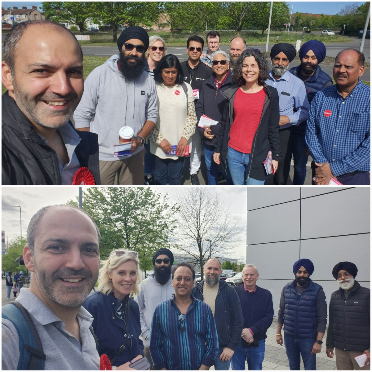 Happy in #Hayes on the #LabourDoorstep Lots of people sick of the Tories ruining the country and using all 3 votes for #Labour 🌹 on 2 May 🍝Free school meals 🏘️Record house building 👮🏽‍♀️Increasing community policing 💷 Investing in young people 🗳️ Use all 3 votes for Labour 🌹