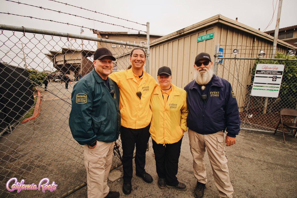 Shout-out to the #caliroots security team for always taking care of us during the @calirootsfest weekend! 🙌 📸 @eyesofjem