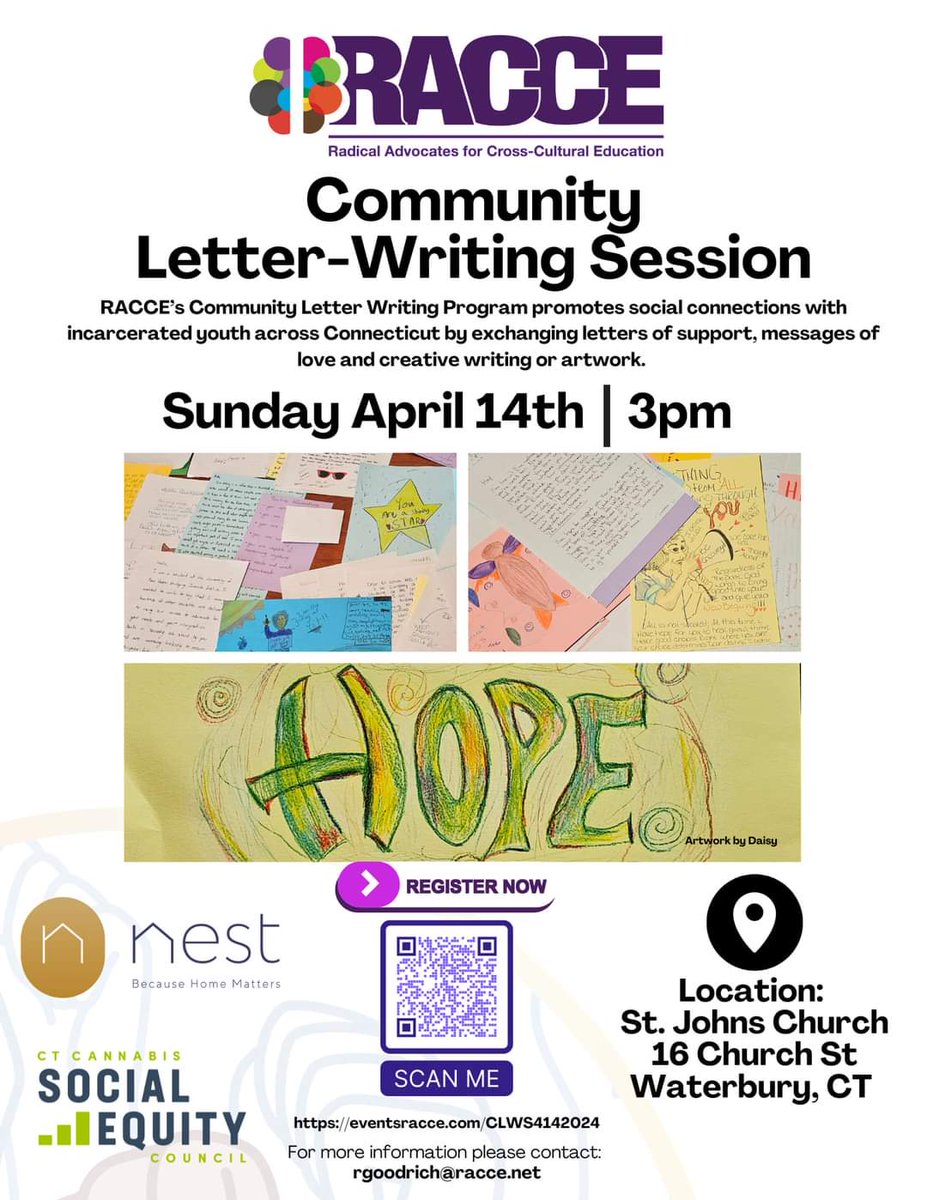 Come down and join us today at 3pm... Write a few letters and fellowship with us!!!