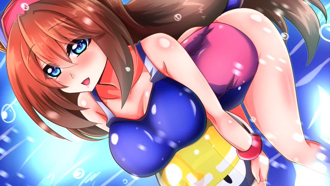 #気温が高いので気が早いが水着絵が見たい 一応設定してるけど基本的には一部除いてダメなのは見えてないよ・・・ただ一応ねそして言うほど水着描いてないのに驚くあたし・・・ 