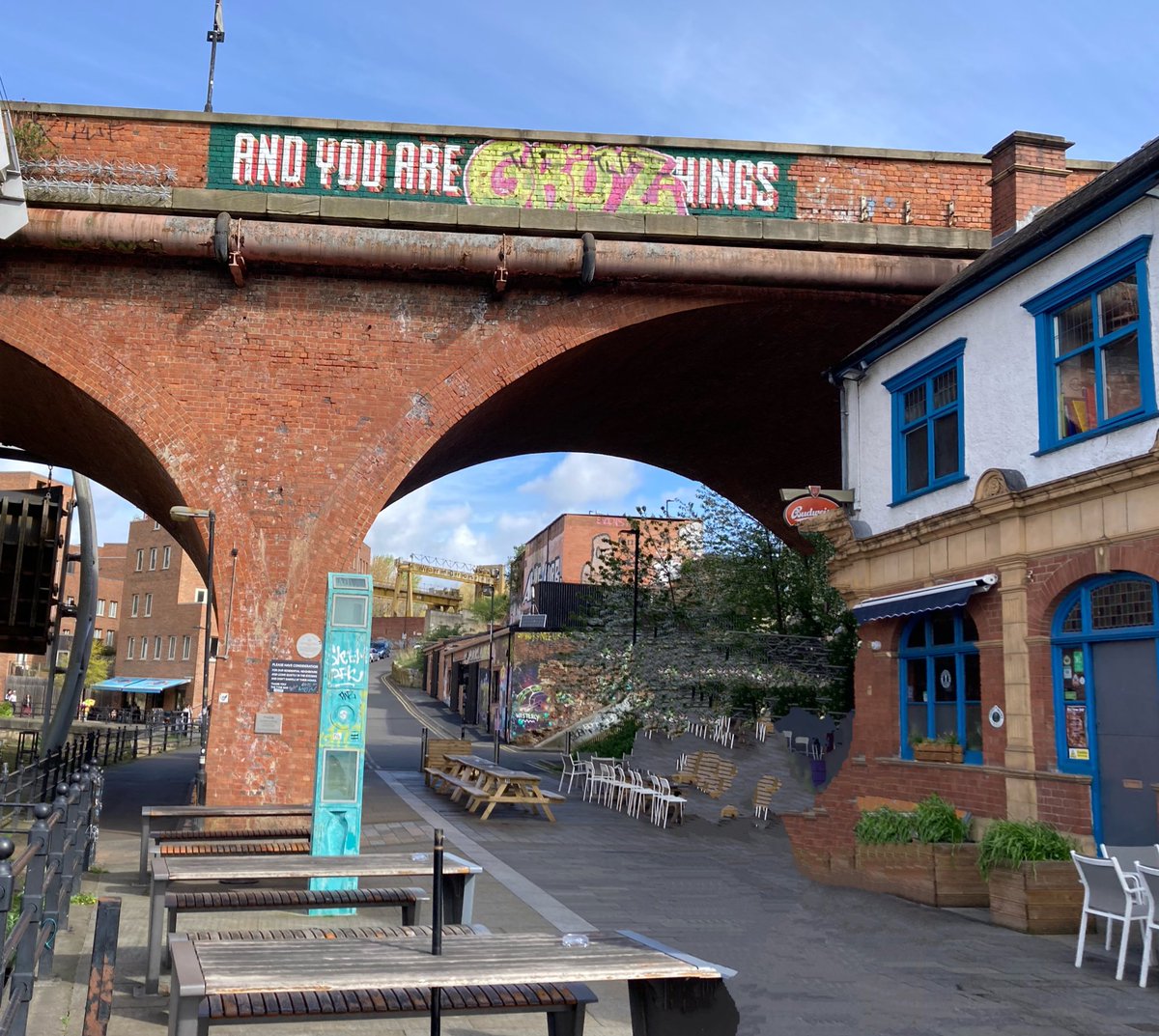 The Ouseburn walk . One of our favourite walk to the Quayside .