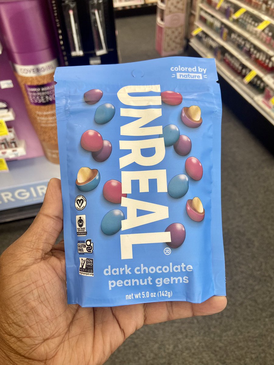 Great swap for M&Ms, no artificial colors or dyes. @unrealsnacks #cpg #cleaningredients #boston