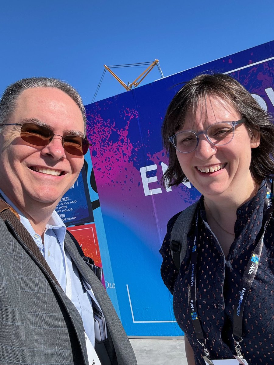 TVBEurope editor @jennypriestley and @SCNmag’s Mark Pescatore are ready for day one of @NABShow #NABShow