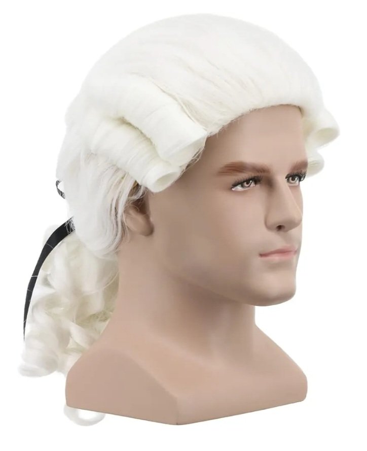 A new costume Immanunel Kant wig for this upcoming dance party.
