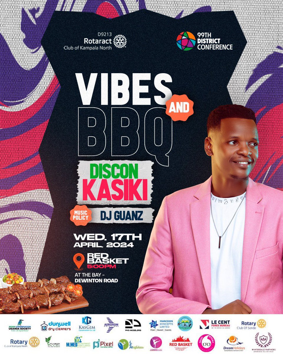 Get ready to kick off the #99ThDISCON in style at our Vibes and BBQ DISCON Kasiki on Wednesday, April 17th at @Redbaskethebay! 🎉🍖 Groove to beats by @DjayGuanz. You wouldn’t want to miss this! 💃