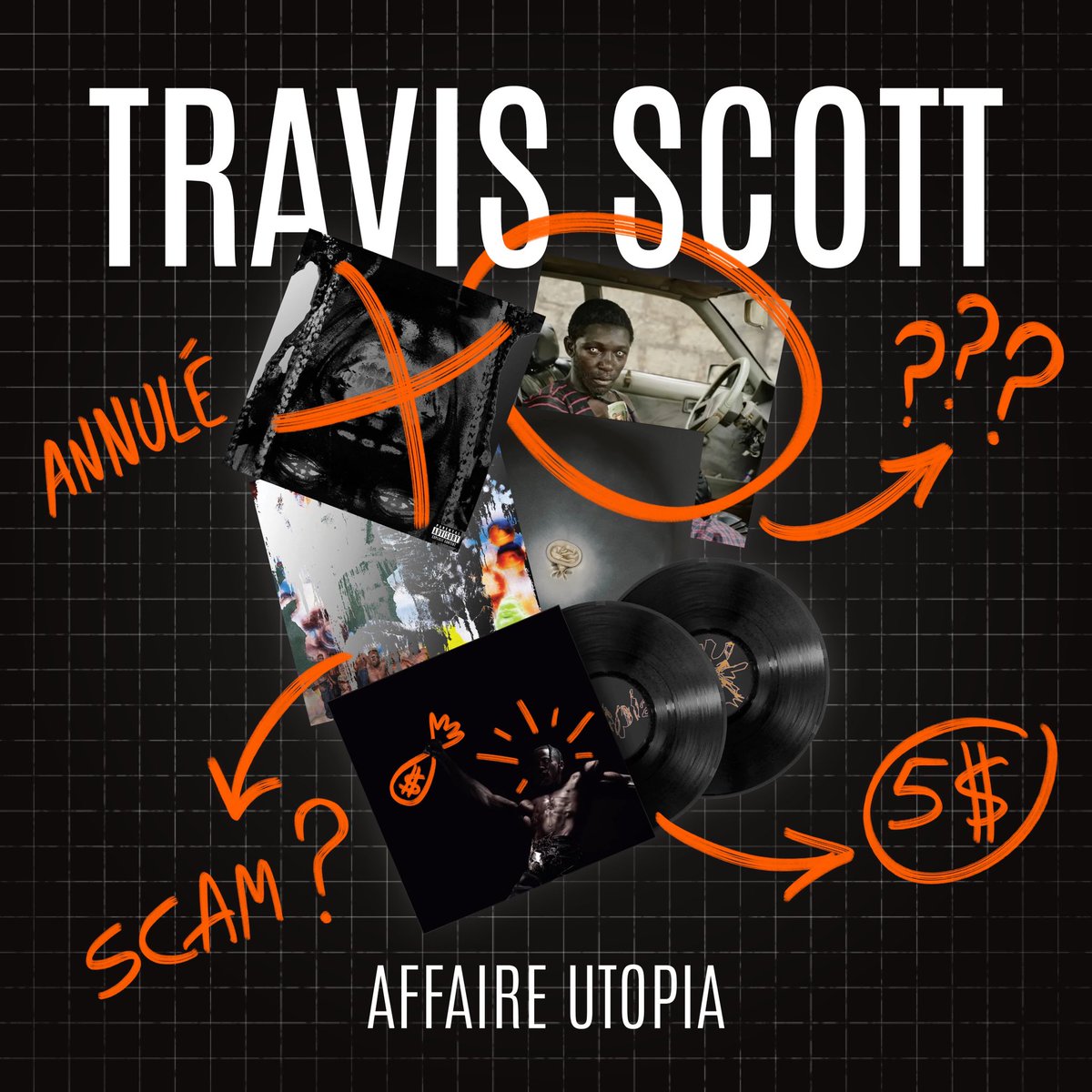 ENQUÊTE : l’arnaque des vinyles d’Utopia de Travis Scott