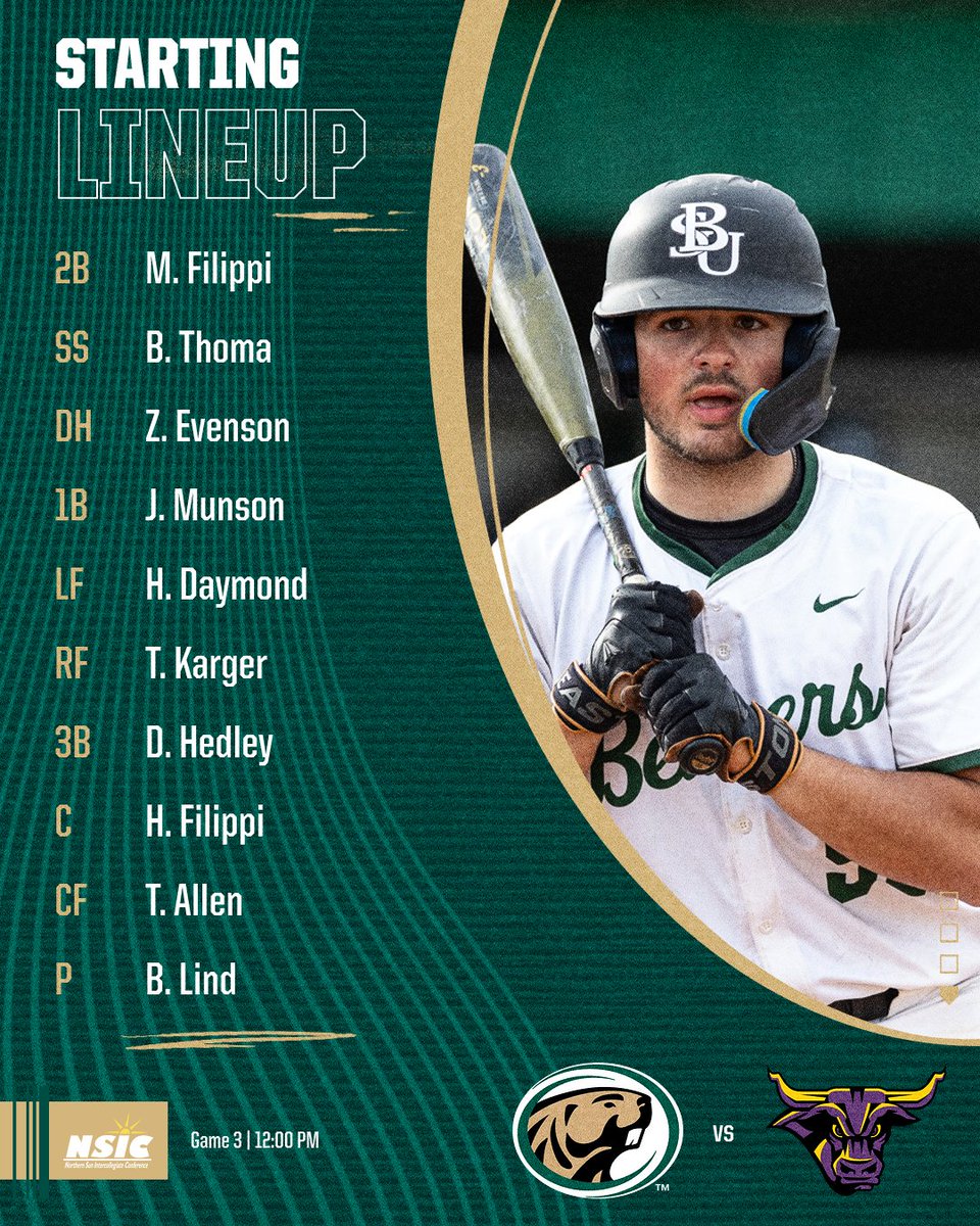 First pitch for game 3 at Noon!

🖥 NSICNetwork.com/bsubeavers
📻 @beaverradionet

#GoBeavers #BeaverTerritory