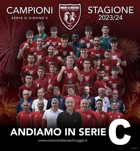 Peppe_FN's tweet image. E sono 3!!!
Dopo 47 anni è finalmente storia per l'#UnionClodiense di #Andreucci che torna(con 3 giornate di anticipo)in #SerieC 
Per il #Sottomarina è la 1°volta(grazie alla fusione con la vecchia #Clodia che ha già militato nel '77 e da cui la squadra prende il nome completo)