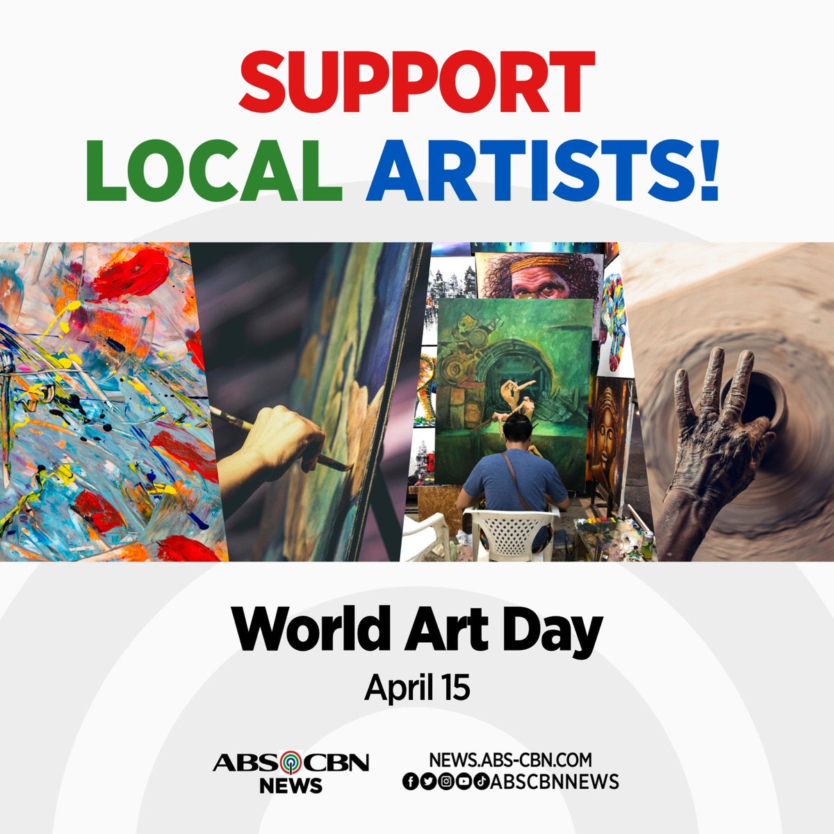 Life without art is dull and without meaning 🎨🖌️ Support your local artists this World Art Day!